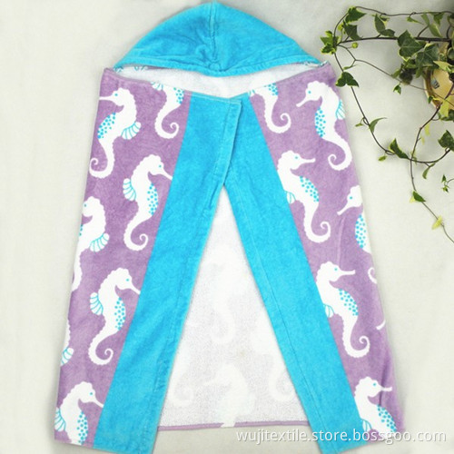 Baby's Cotton Bath Towel with Printing (WJ-CH1610)